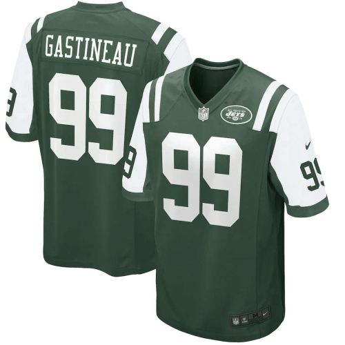 Mark Gastineau 99 New York Jets Retired Player Game Jersey - Green