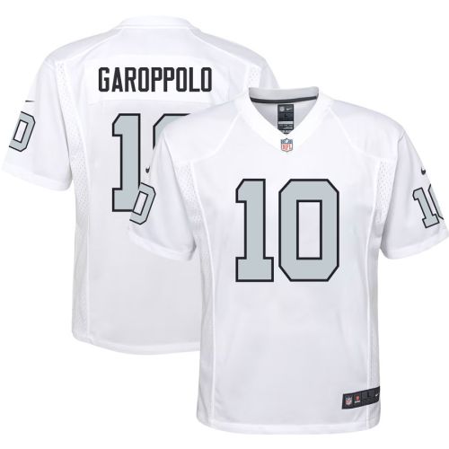 Jimmy Garoppolo 10 Las Vegas Raiders Alternate Game Youth Jersey - White