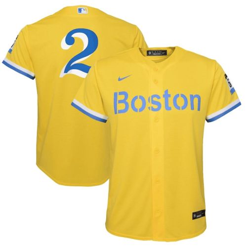 Xander Bogaerts 2 Boston Red Sox Youth City Connect Jersey - Gold