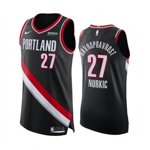 Jusuf Nurkic 27 Portland Trail Blazers Black Social Justice Jersey Equality