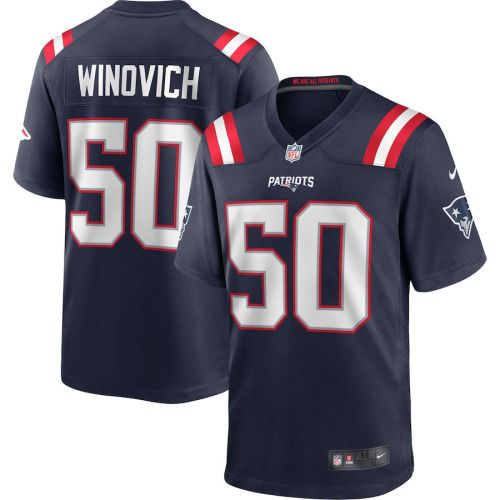 Chase Winovich 50 New England Patriots Men Game Jersey - Navy