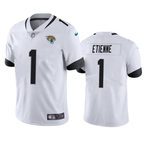 Travis Etienne Jacksonville Jaguars 1 White Vapor Limited Jersey