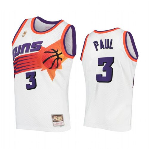 Chris Paul 3 Phoenix Suns Hardwood Classics Jersey White