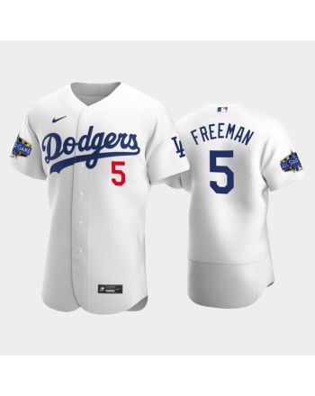 Los Angeles Dodgers Freddie Freeman 5 Home White 2022-23 All-Star Game Jersey