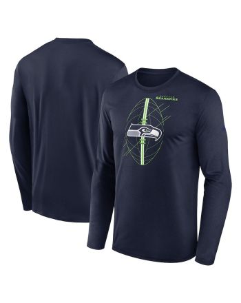 Seattle Seahawks Legend Icon Long Sleeve T-Shirt - College Navy