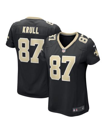 Lucas Krull New Orleans Saints Women's Game Player Jersey - Black