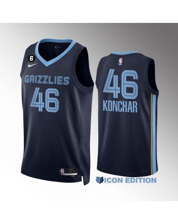 John Konchar 46 Memphis Grizzlies Navy Jersey 2022-23 Icon Edition Swingman