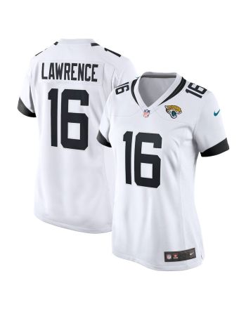 Trevor Lawrence 16 Jacksonville Jaguars Women's Game Jersey - White