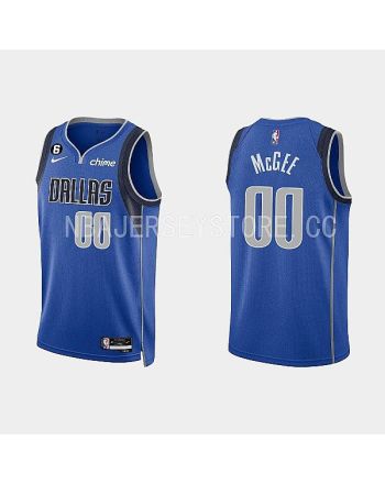 Dallas Mavericks 00 JaVale McGee 2022-23 Icon Edition Royal Men Jersey