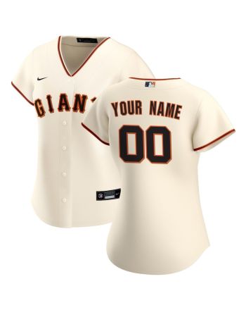 San Francisco Giants Women's Home Custom Jersey - Cream