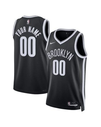 Brooklyn Nets Custom 00 Men 2022/23 Swingman Jersey - Icon Edition