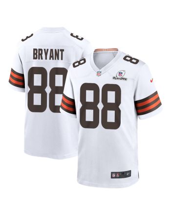 Harrison Bryant 88 Cleveland Browns 2023 Playoffs Patch Game Men Jersey - White