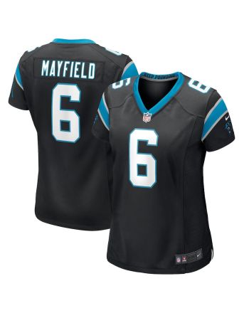 Baker Mayfield 6 Carolina Panthers Women's Home Player Game Jersey - Black