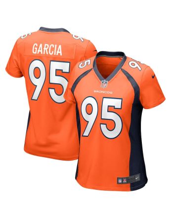 Elijah Garcia 95 Denver Broncos Women's Team Game Jersey - Orange