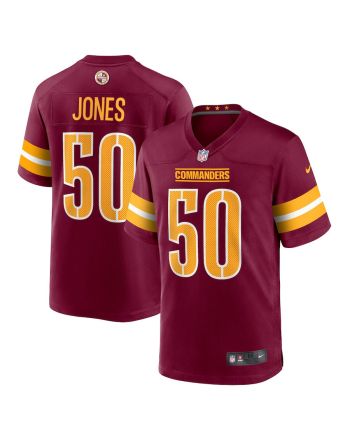 Andre Jones Jr. 50 Washington Commanders Men Game Jersey - Burgundy