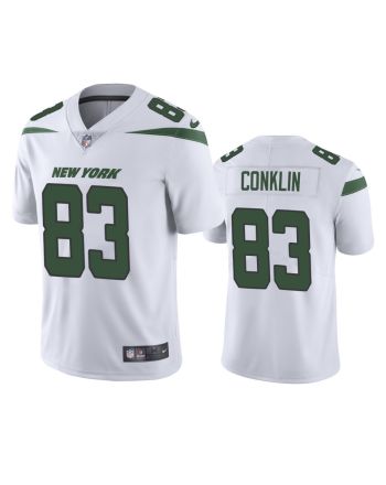 Men's JerseyNew York Jets Conklin 83 White Vapor Limited Jersey