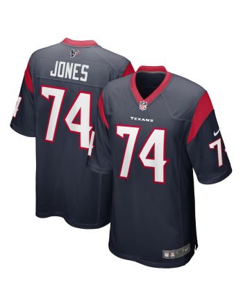 Josh Jones 74 Houston Texans Men's Team Game Jersey - Navy