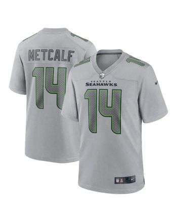 DK Metcalf 14 Seattle Seahawks Atmosphere Fashion Game Jersey - Gray