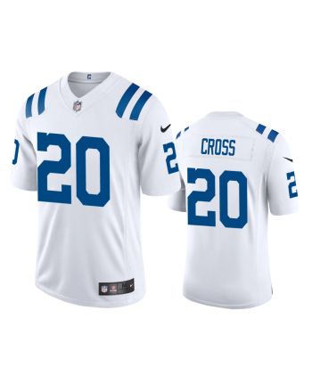 Nick Cross 20 Indianapolis Colts White Vapor Limited Jersey