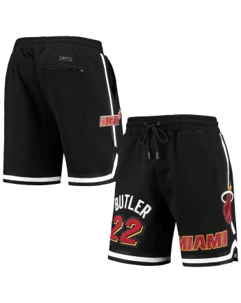 Jimmy Butler 22 Miami Heat Black Team Player Shorts - Men