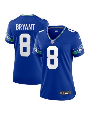 Coby Bryant 8 Seattle Seahawks Women's Throwback Player Game Jersey - Royal