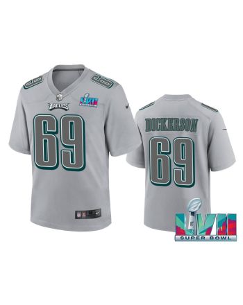 Landon Dickerson 69 Philadelphia Eagles Super Bowl LVII Youth Atmosphere Game Jersey - Gray