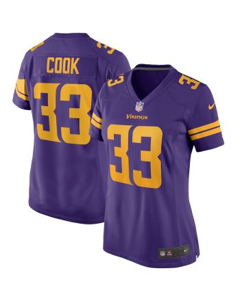 Dalvin Cook 33 Minnesota Vikings Women Alternate Game Jersey - Purple