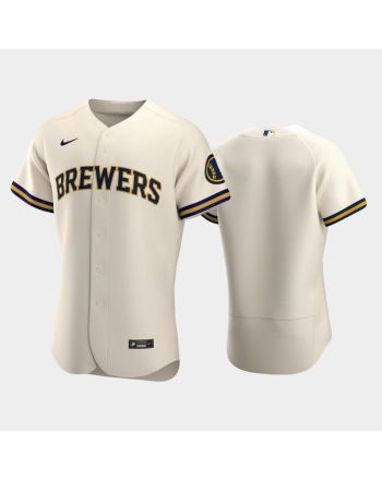 Milwaukee Brewers Home Team Cream Jersey Jersey