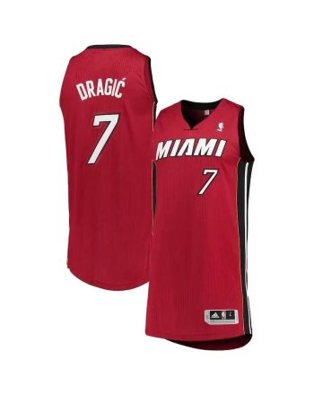 Goran Dragic Miami Heat Finished Jersey - Red