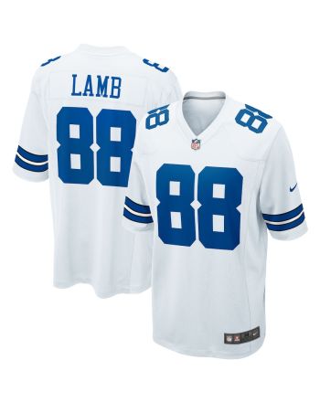 CeeDee Lamb 88 Dallas Cowboys Game Team Jersey - White