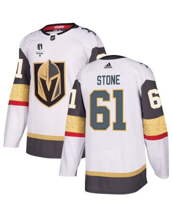 Mark Stone 61 Vegas Golden Knights Stanley Cup 2023 Final Patch Away Breakaway Men Jersey - White