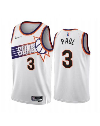 Chris Paul Phoenix Suns 2022-23 White 3 Association Edition Jersey 75th - Men