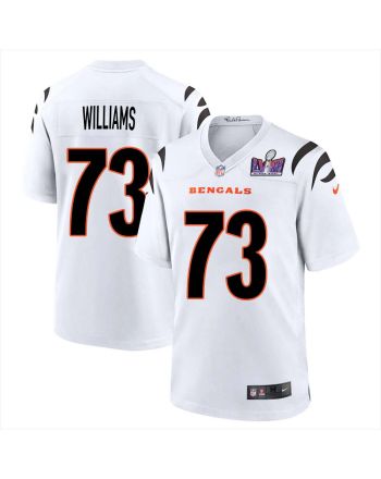 Jonah Williams 73 Cincinnati Bengals Super Bowl LVIII Men Away Limited Jersey - White