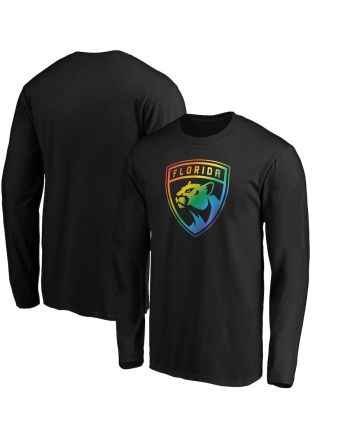 Florida Panthers Team Pride Logo Long Sleeve T-Shirt - Black