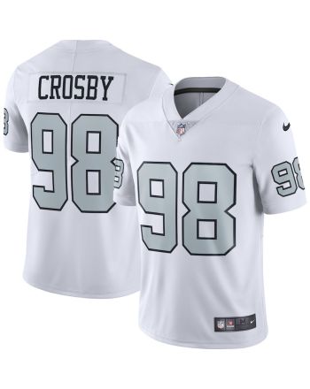 Maxx Crosby 98 Las Vegas Raiders Alternate Vapor Limited Jersey - White