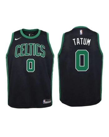 Youth Celtics Jayson Tatum 0 Statet Edition Black Jersey