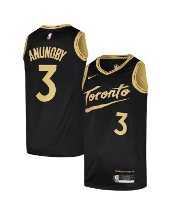 OG Anunoby 3 Toronto Raptors Swingman Men Jersey - City Edition - Black