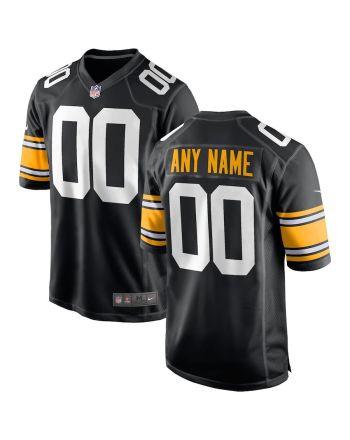 Pittsburgh Steelers Alternate Custom YOUTH Game Jersey - Black