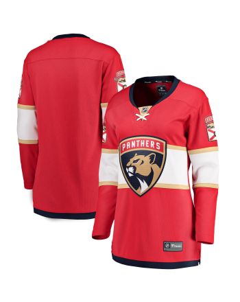 Florida Panthers Women's Breakaway Home Jersey - Red Jersey