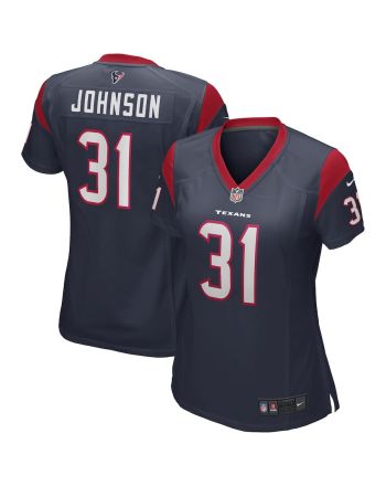 David Johnson 31 Houston Texans Women's Game Jersey - Navy