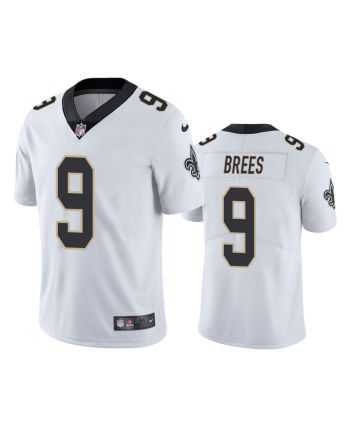 New Orleans Saints Drew Brees 9 White Vapor Limited Jersey