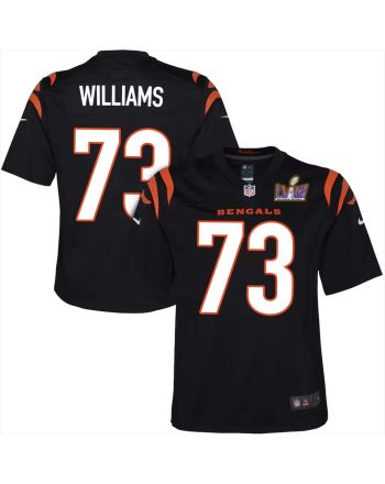 Jonah Williams 73 Cincinnati Bengals Super Bowl LVIII YOUTH Home Limited Jersey - Black