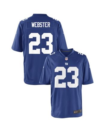 Corey Webster 23 New York Giants YOUTH Team Color Game Jersey - Royal