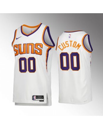 Phoenix Suns Custom 00 2022-23 Association Edition White Jersey Swingman