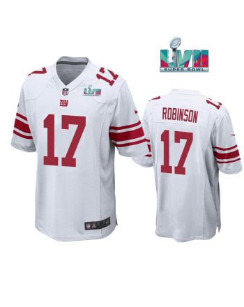 Wan'Dale Robinson 17 New York Giants Super Bowl LVII Super Bowl LVII White Jersey