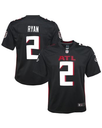 Matt Ryan 2 Atlanta Falcons YOUTH Game Jersey - Black