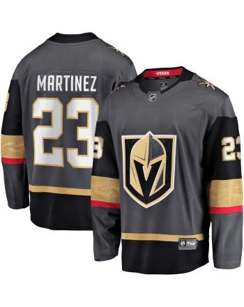 Men's Alec Martinez Gray Vegas Golden Knights Breakaway Home Player Jersey Jersey