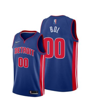 Bol Bol 00 Detroit Pistons 2022 Association Edition White Jersey - Men Jersey