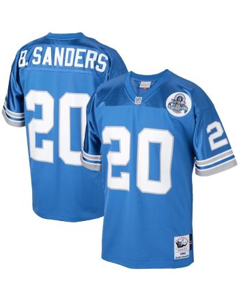 Barry Sanders 20 Detroit Lions Mitchell & Ness 1993 Throwback Retired Player Jersey - Blue