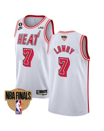 Kyle Lowry 7 Miami Heat Final Champions 2023 Swingman Jersey - Classic Edition - White